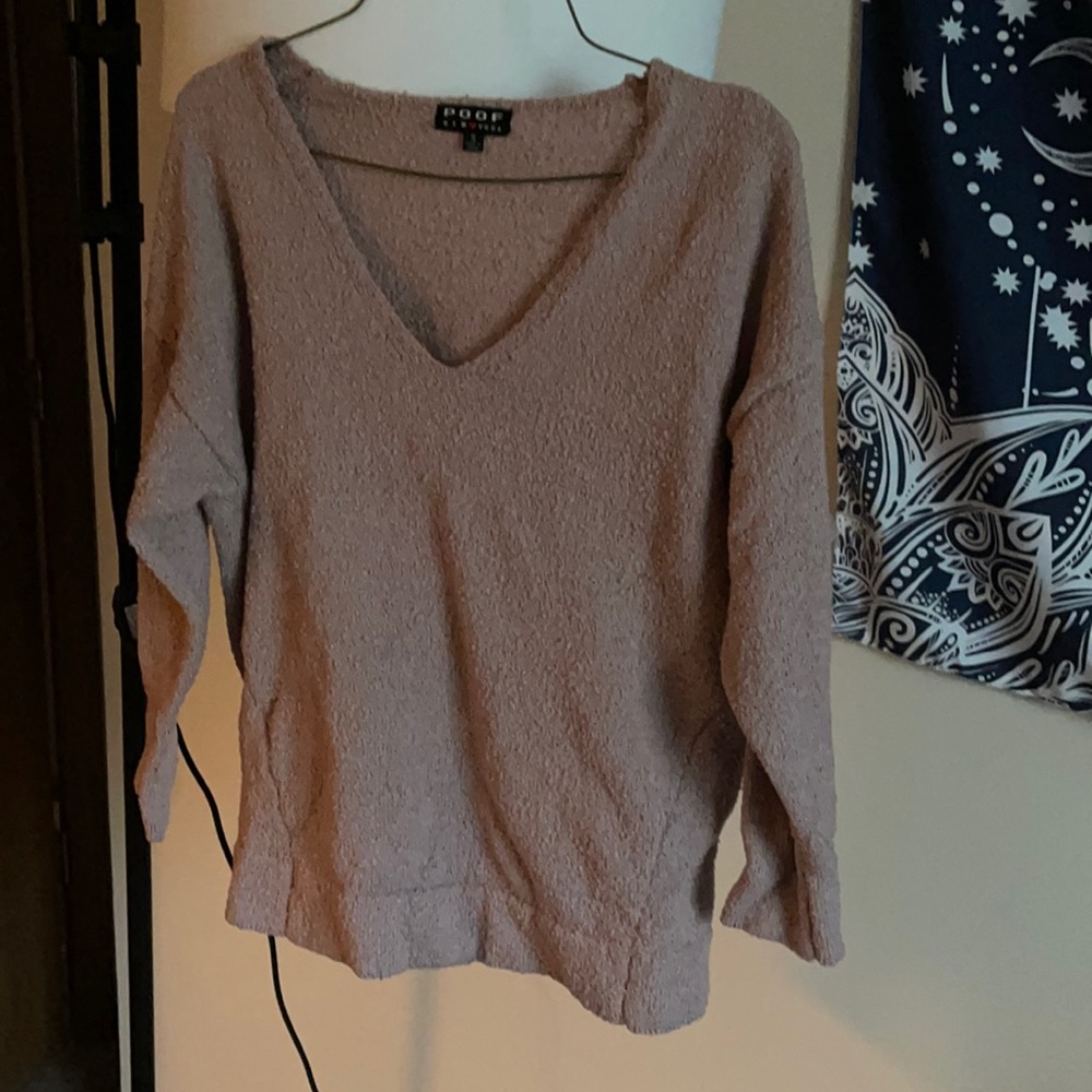 Poof brand sweater